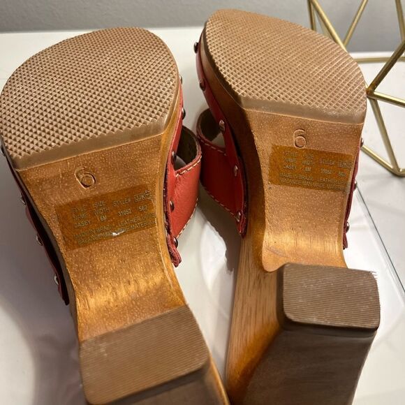 CRB Canyon River Blues Wooden Sandal Shoes - Picture 9 of 9